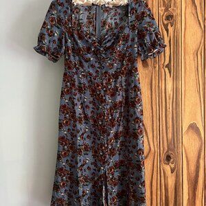 Rihoas Floral Sweetheart Dress